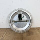 Vintage Glass Wall or Ceiling Light, 1970s