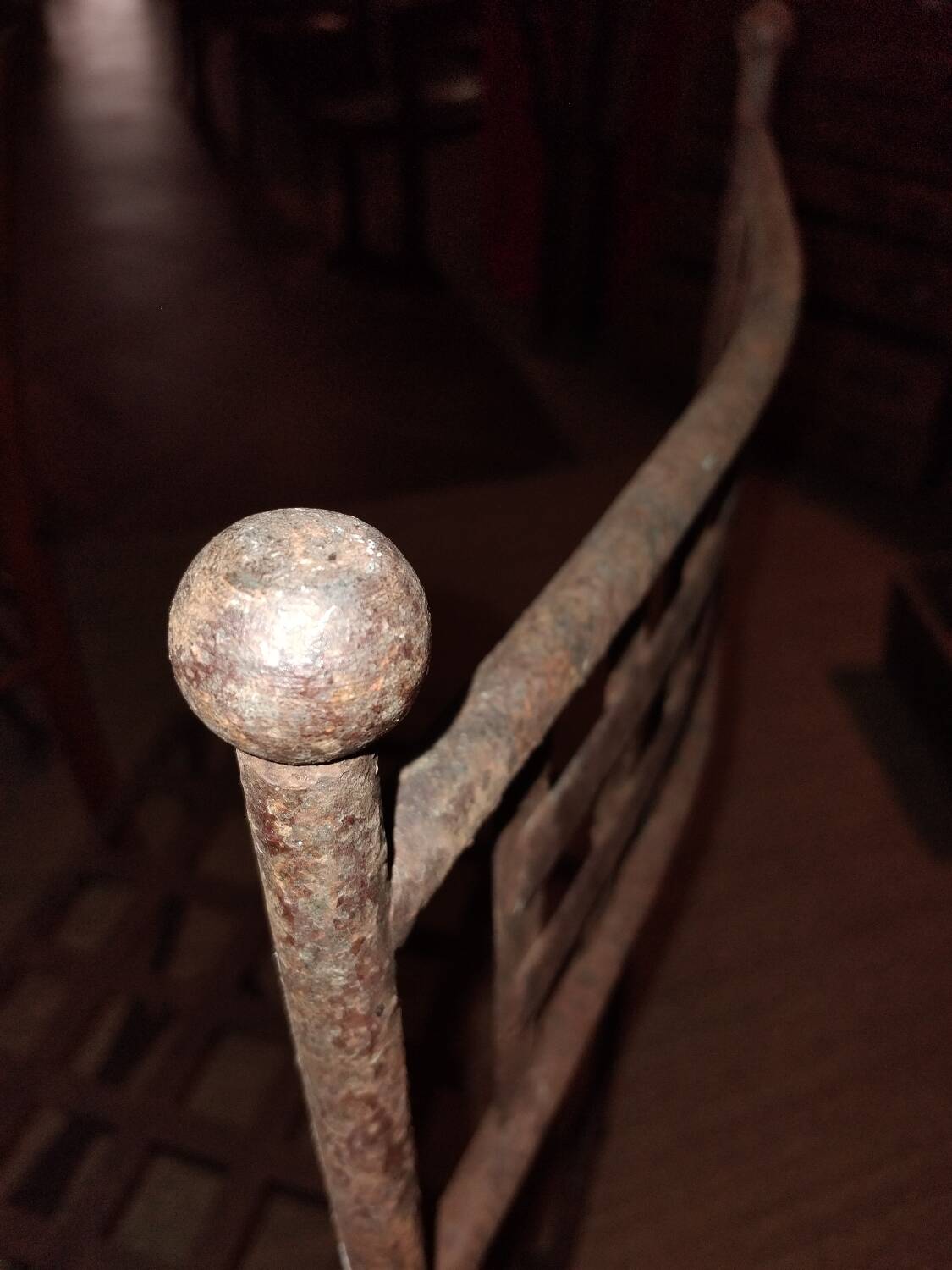 Pair of wrought iron chairs