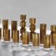Modernist French Acrylic Glass Chess Set, 1970s, Set of 17