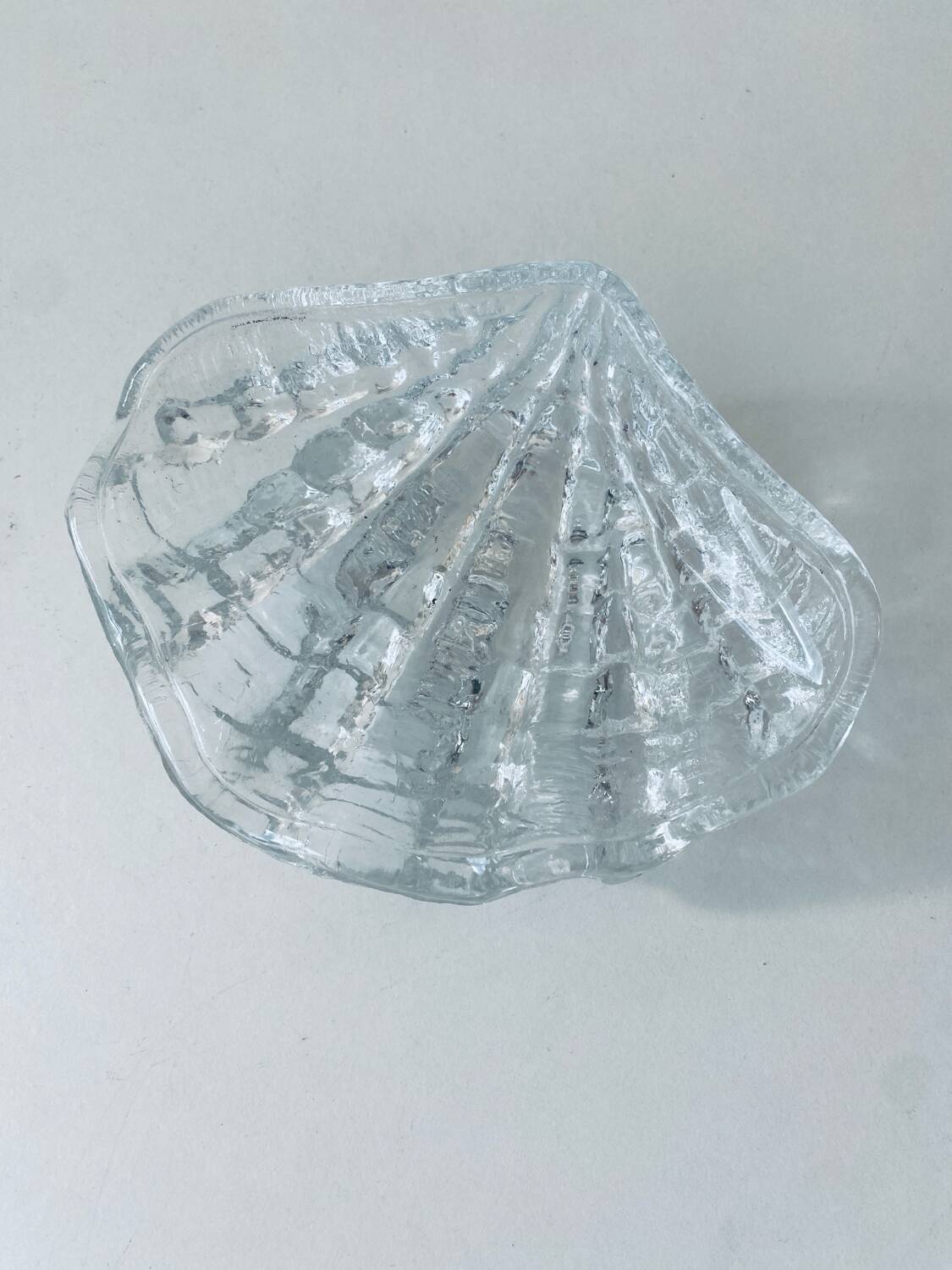 Glass holy water stoup