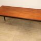 Teak and black lacquered metal table, Denmark 1950