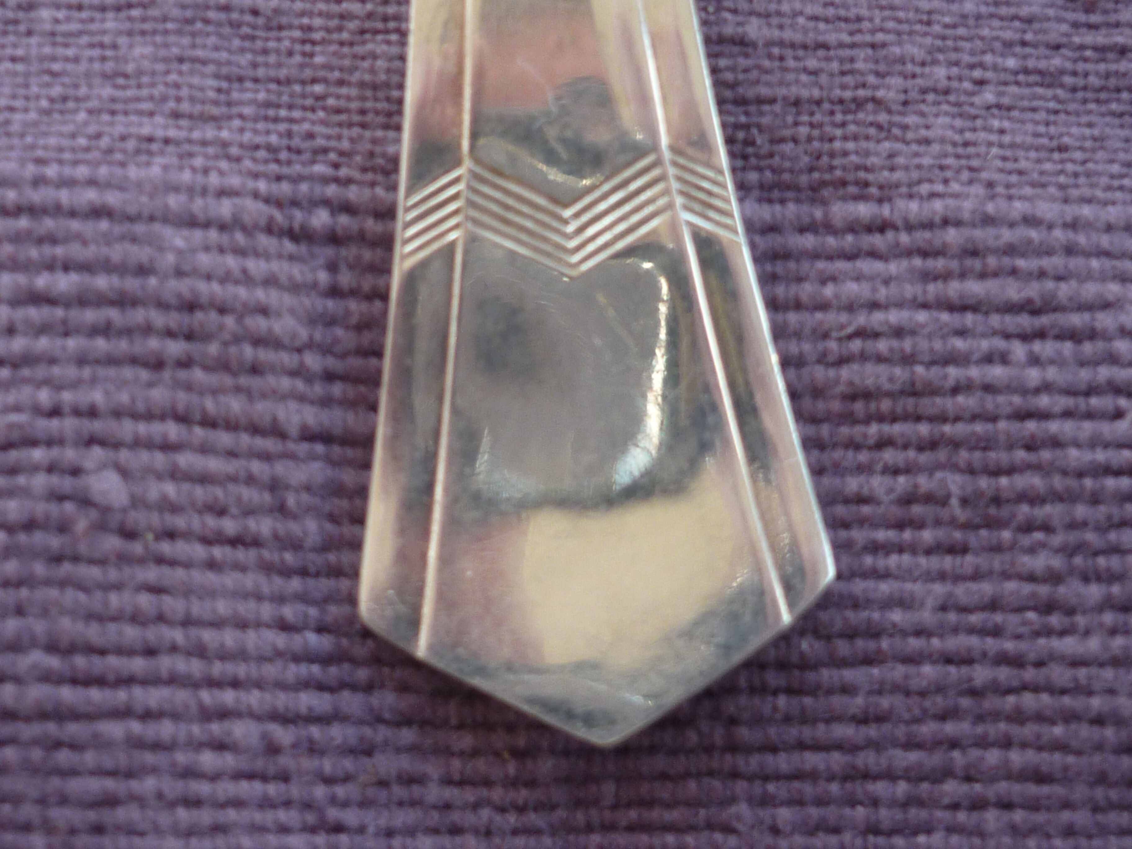 English silver metal ice cream service