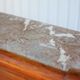Handcrafted wooden bar, mirror bar and marble slab, wooden furniture