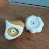 Pepper salt shaker shaped garlic and onion