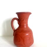 Pitcher in oriental terracotta