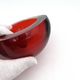 Sommerso Flavio Poli Ashtray Bowl 1.2kg Murano 1960