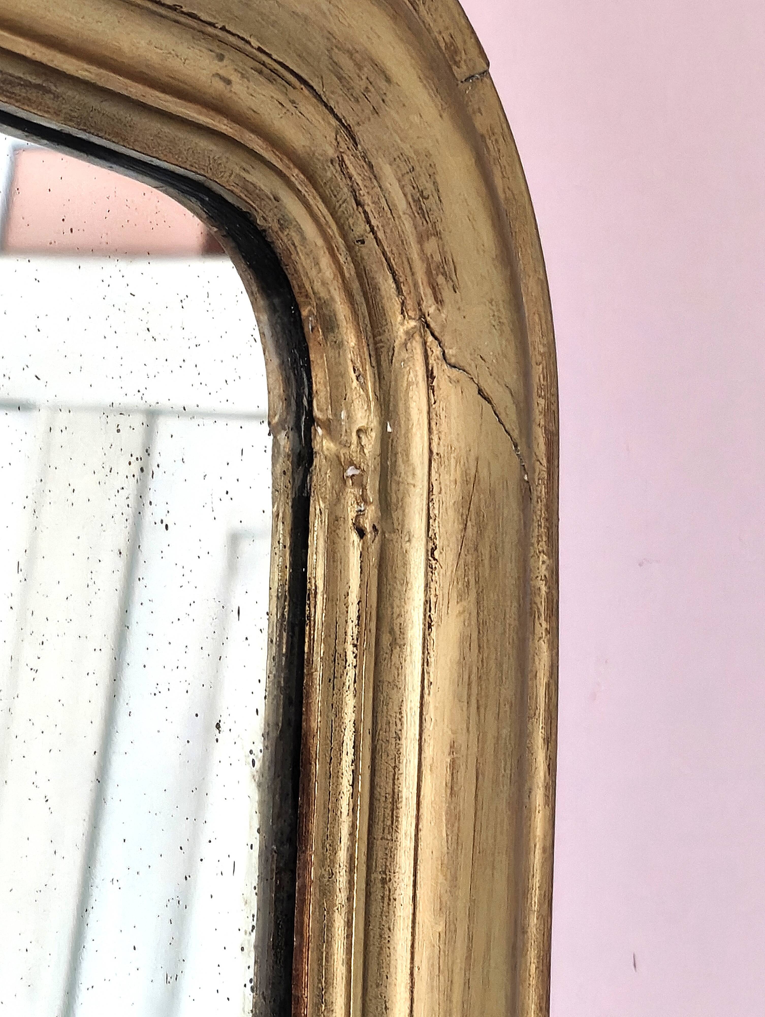 Antique Louis Philippe mirror 57 X 44 cm