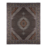 Tapis d'orient Tabriz  laine et soie
