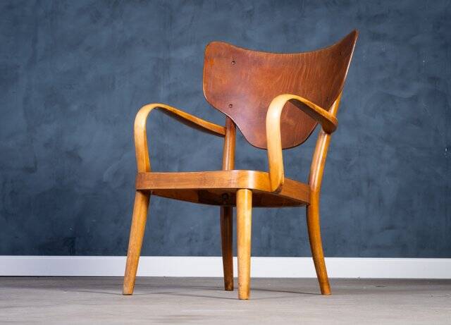 Armchair Model 2280 by Magnus Læssøe Stephensen for Fritz Hansen, 1950s