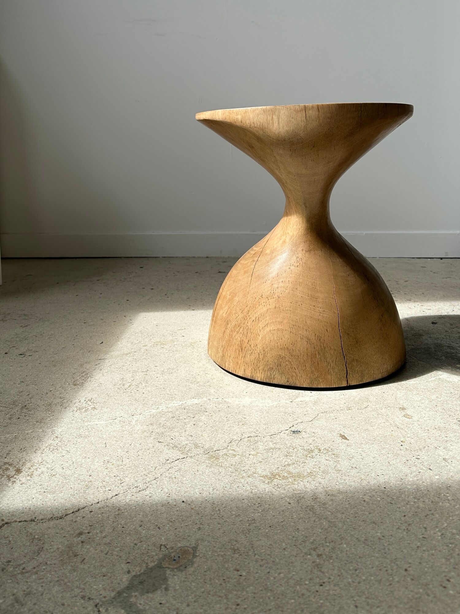 Solid wood sofa end