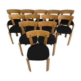 Designer Bruno Rey's suite of 12 chairs