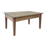 Natural wood coffee table