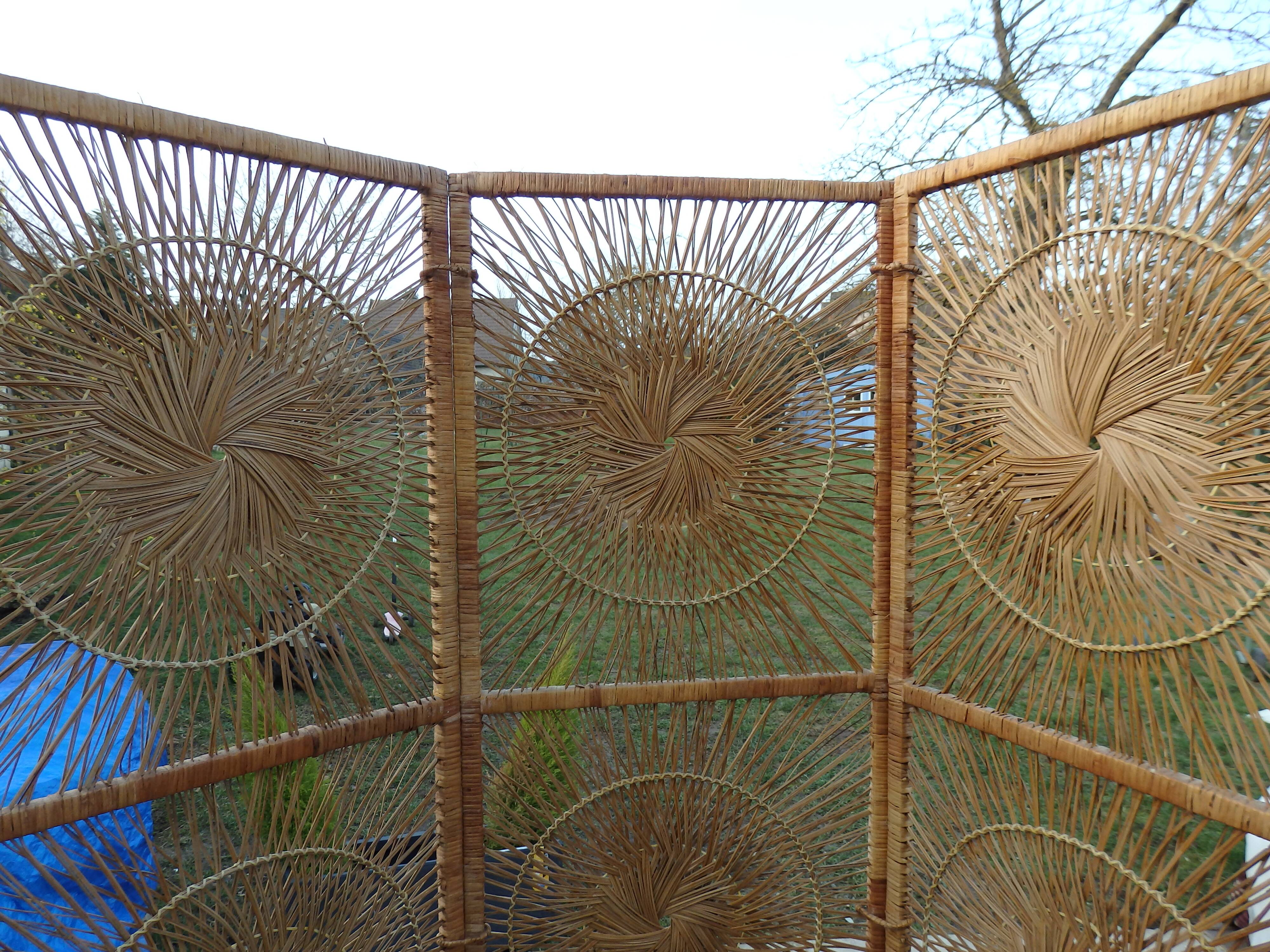 Sun wicker screen