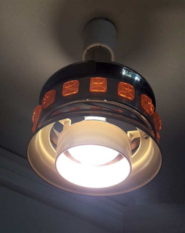 Pair of vintage chandeliers 1970