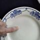 6 HBC Choisy le Roi earthenware dinner plates. Georgette model