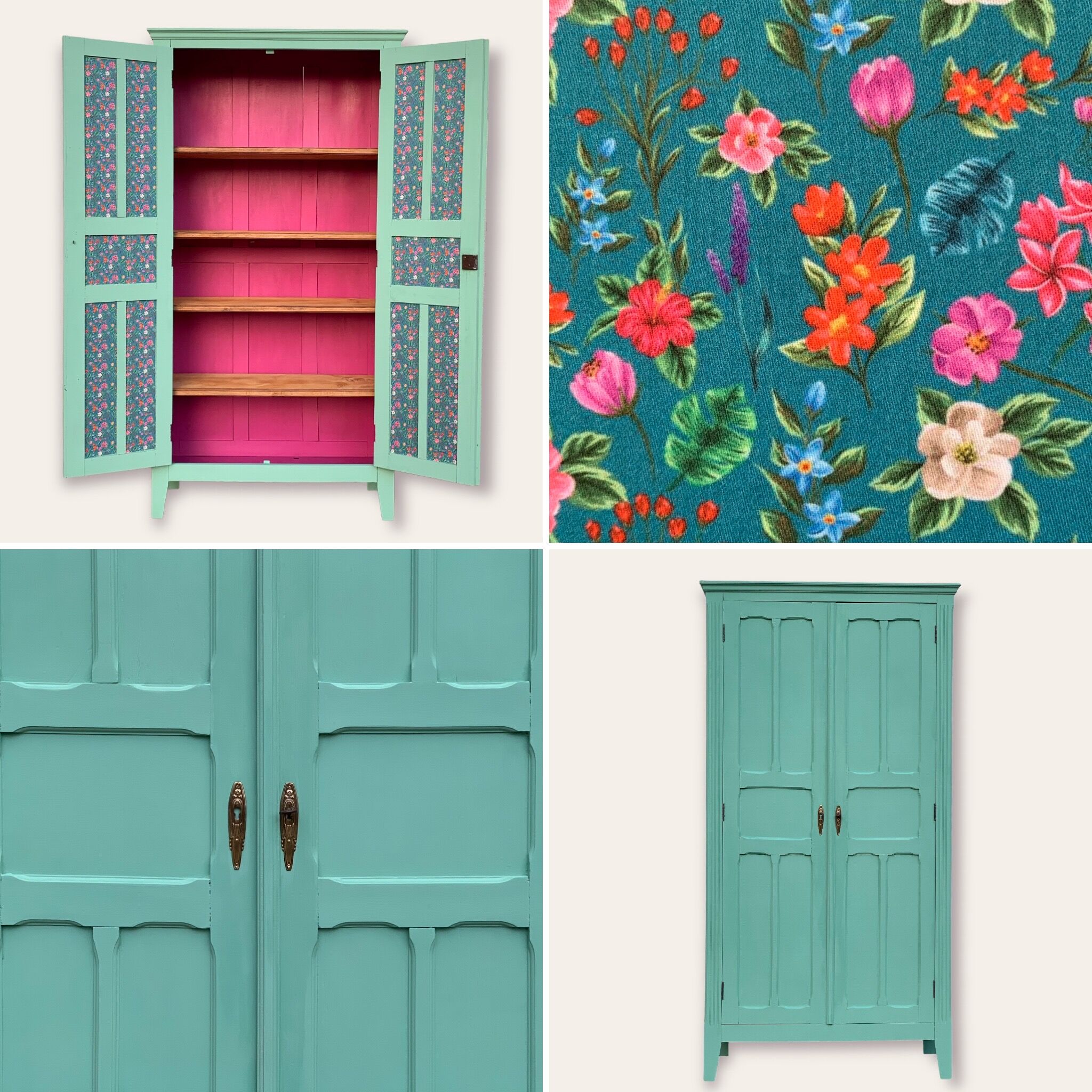 Parisian wardrobe art deco panel 1940