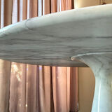 Angelo Mangiarotti white marble dining table model M1