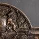 Antique 19thc cast bronze mirror, royal insurance company c.1880
