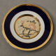 Paire d'assiettes "The art of Chokin"made in Japan