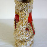 Vase fat lava Vallauris 60s