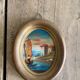 Mini tableau, huile encadrée