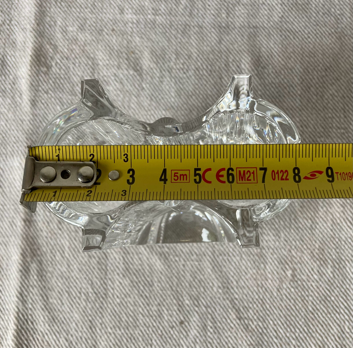 Small crystal vase St Louis, Art Deco