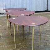 Nesting tables partroy de Pierre Cruege edition forms 1955
