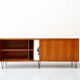 Alfred Hendrickx, Sideboard with Ceramic Art by Willy Meysmans