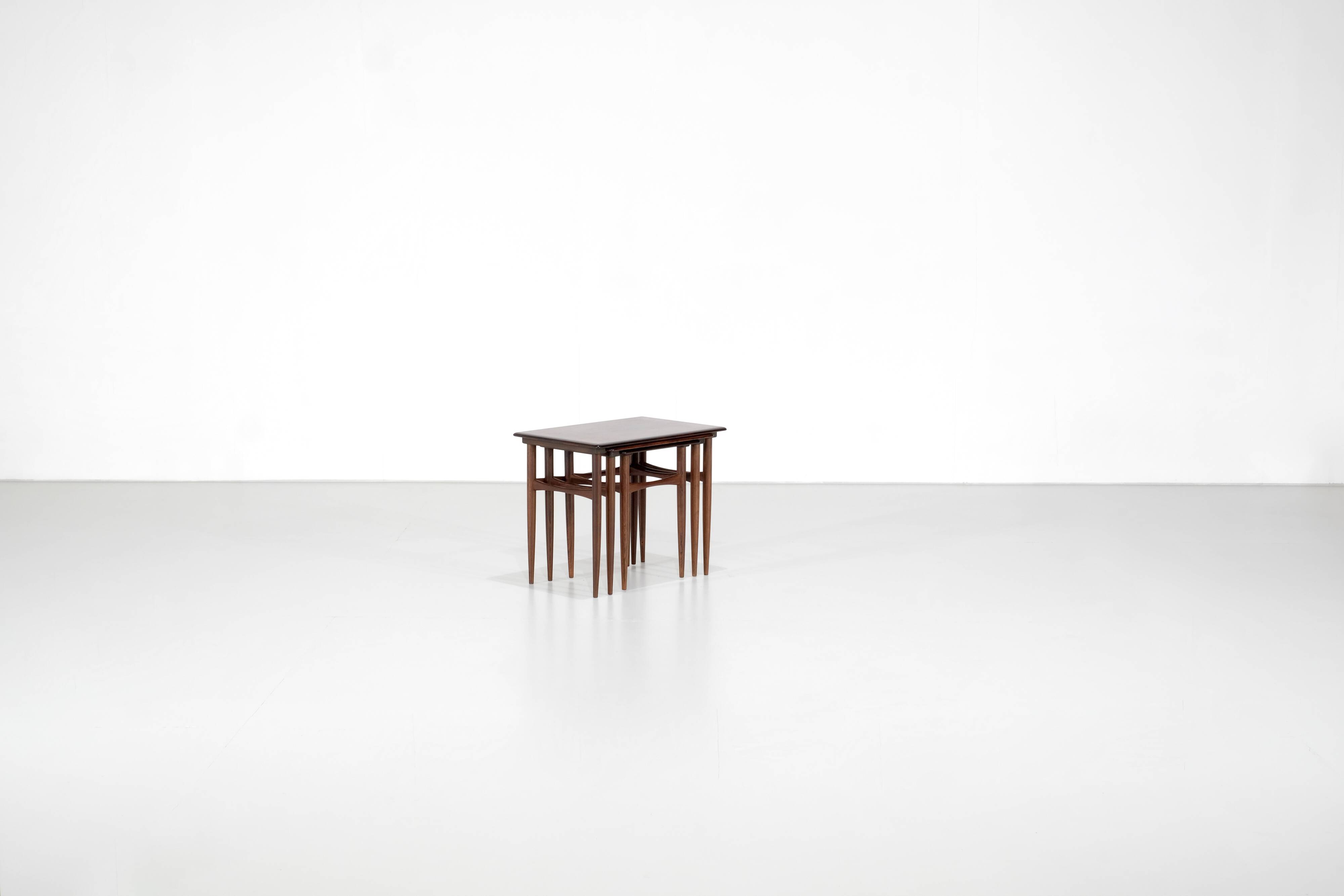 Side tables by Kai Kristiansen for Skovmand & Andersen Denmark 1960