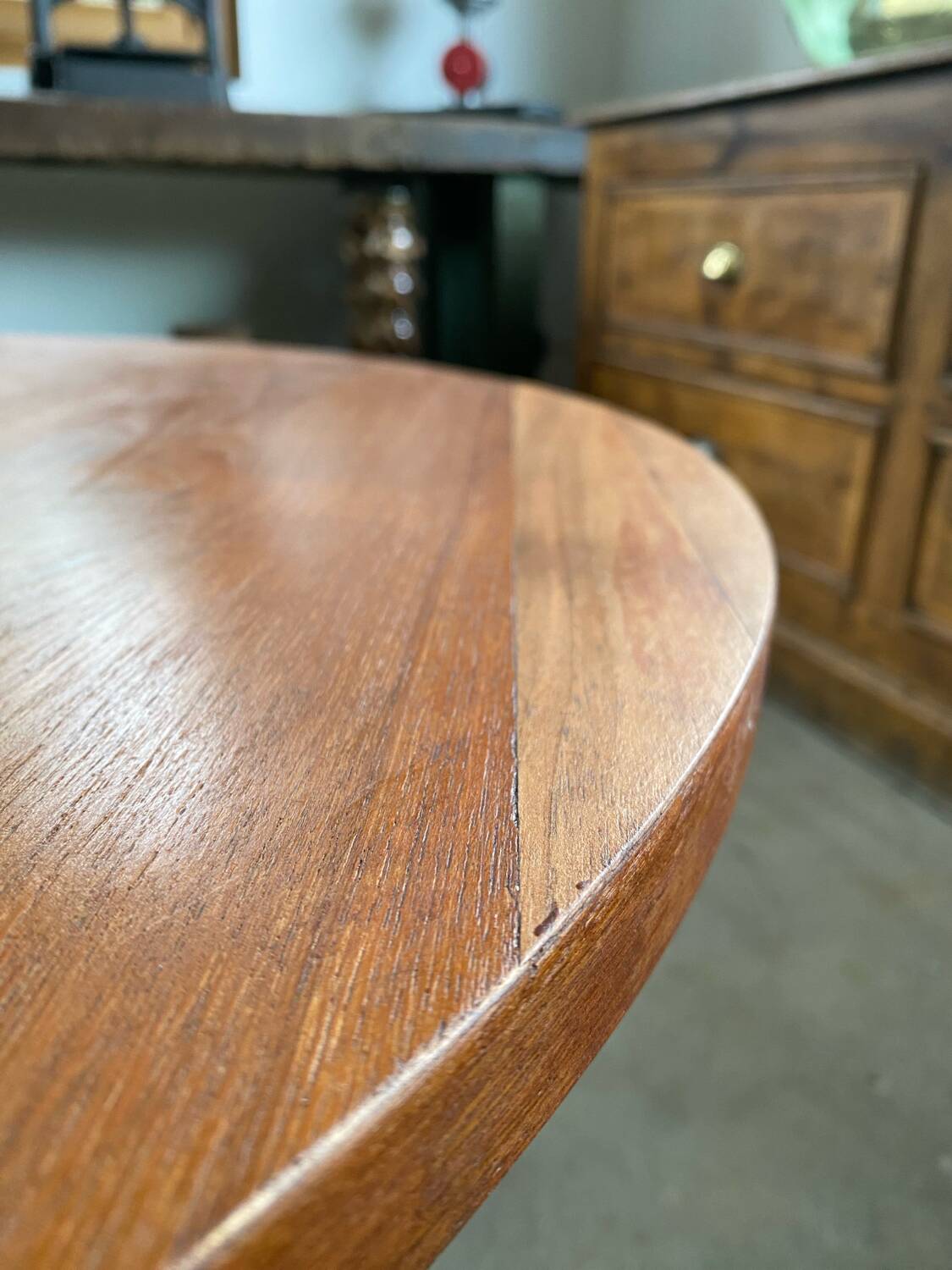 70s design round coffee table