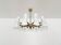 Large Austrian Mid-Century Modern Brass Chandelier by Rupert Nikoll