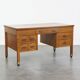 Bureau Art Déco en chêne ancien du début du XXe siècle