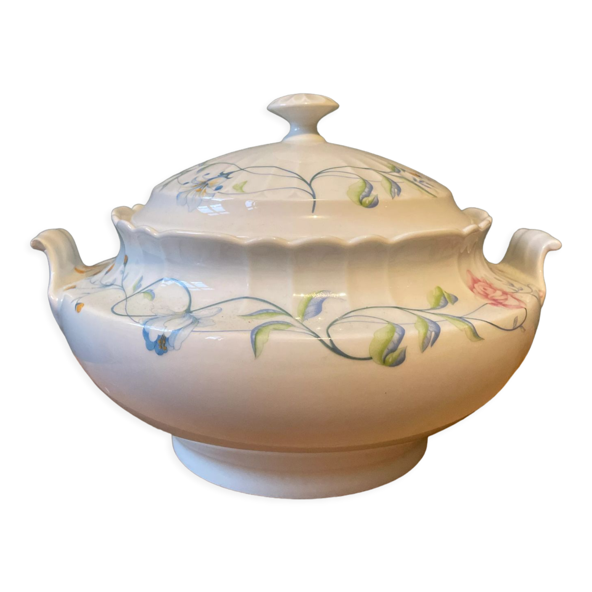 Soupière en porcelaine fine « Laurent », fabrication Italienne