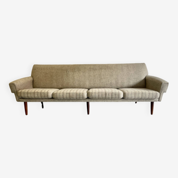 Vintage danish 4 seater sofa