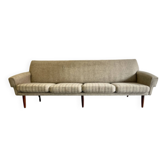 Vintage danish 4 seater sofa