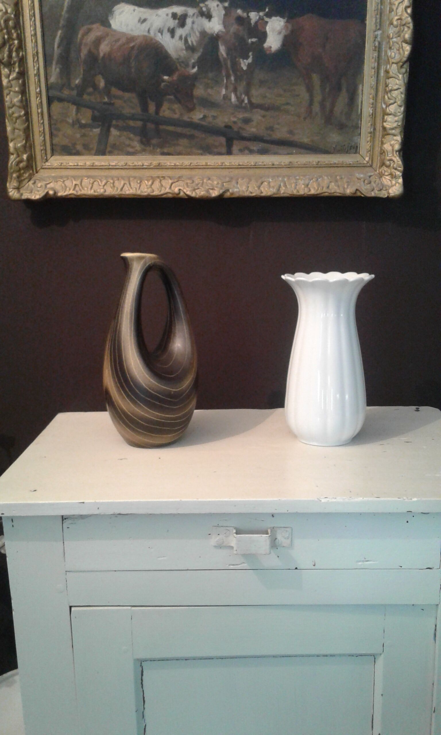 Carafe , ceramic Saint clement.  vintage circa 50