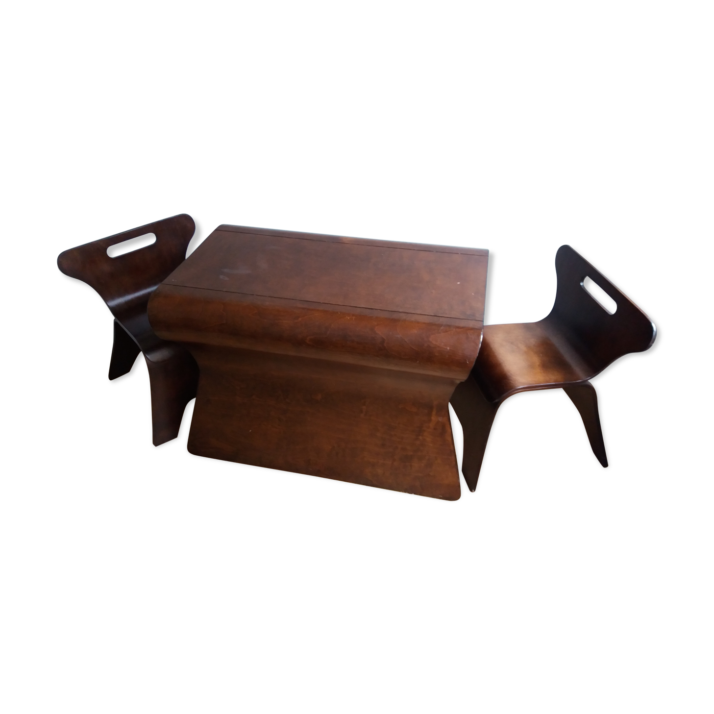 Table and two children's chairs bloom design studio
