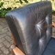 Paire de fauteuils scandinaves cuir, 1960