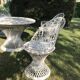 all of garden with three chairs a table and two chairs 80s