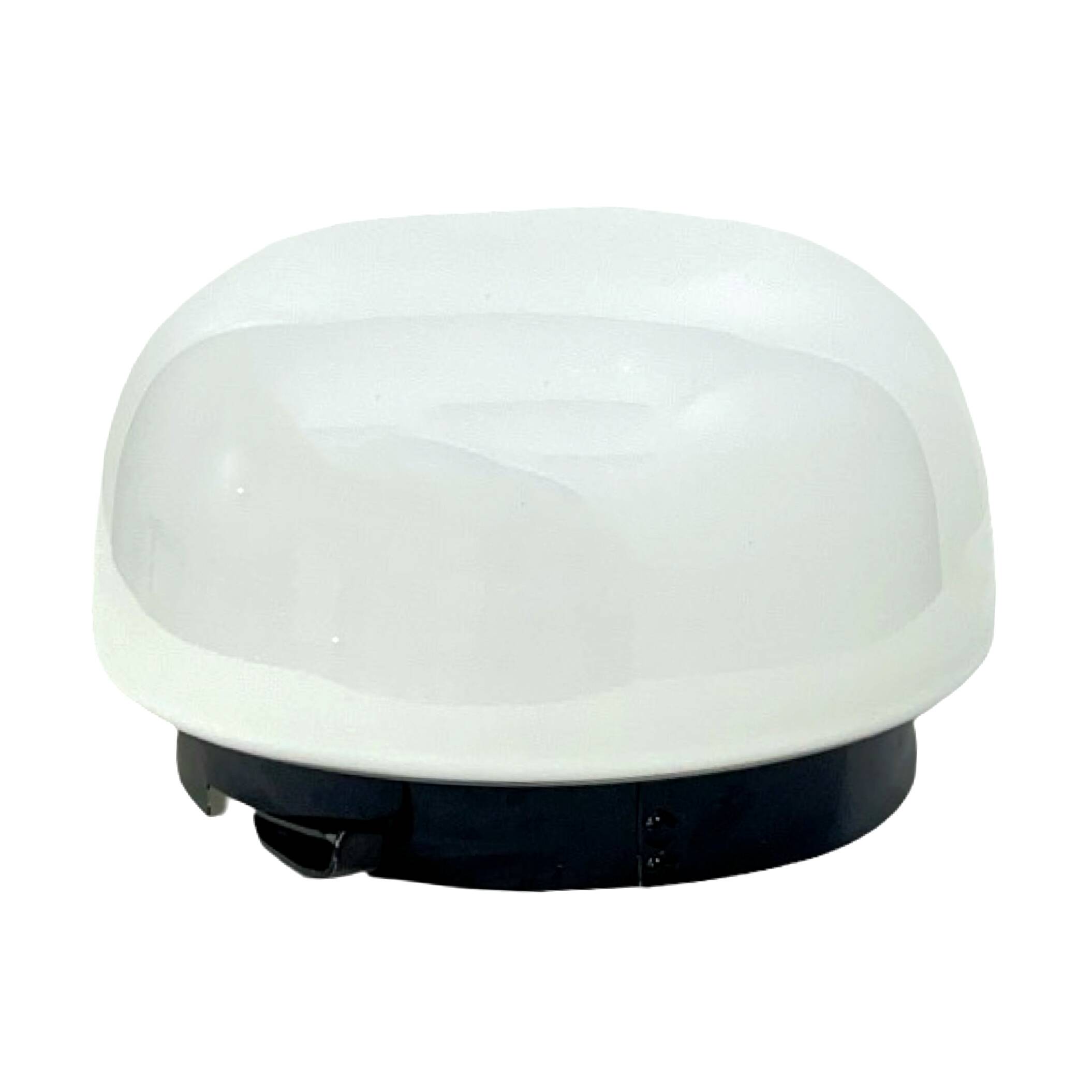 RZB ceiling lamp – Germany, 1970s, opal glass, 22 cm, E27