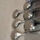 6 silver-plated ice cream scoops, goldsmith Frionnet, pearl decor