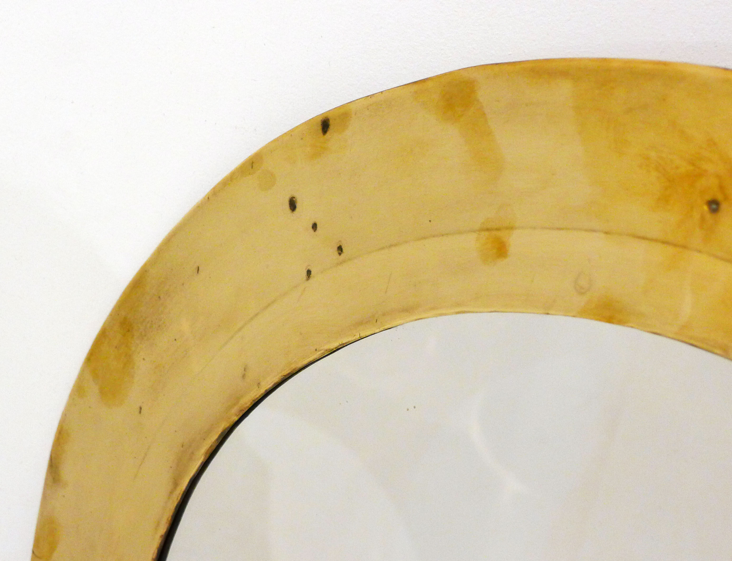Mirror golden frame 36x66cm
