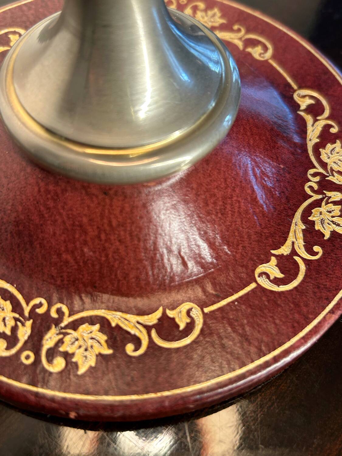 Leather lamp The tanner 60s/70s