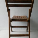 Child chair, wooden, folding, 70s
