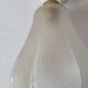 Art Deco wall lamp in porcelain and glass