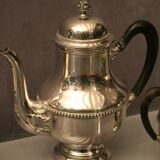 Louis XVI-style silver metal coffee teapot sugar maker