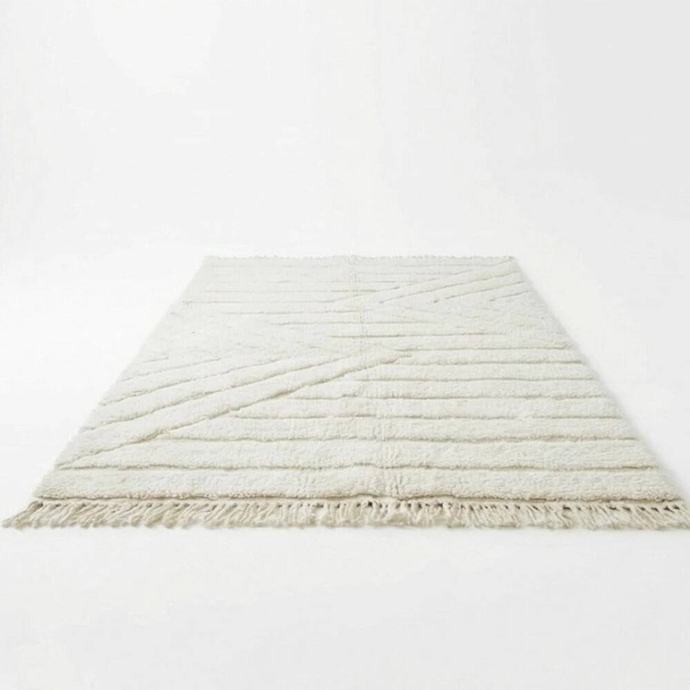 Beni Ourain rug with geometric patterns
