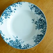 1 assiette creuse en terre de fer st amand modèle marie louise 221277