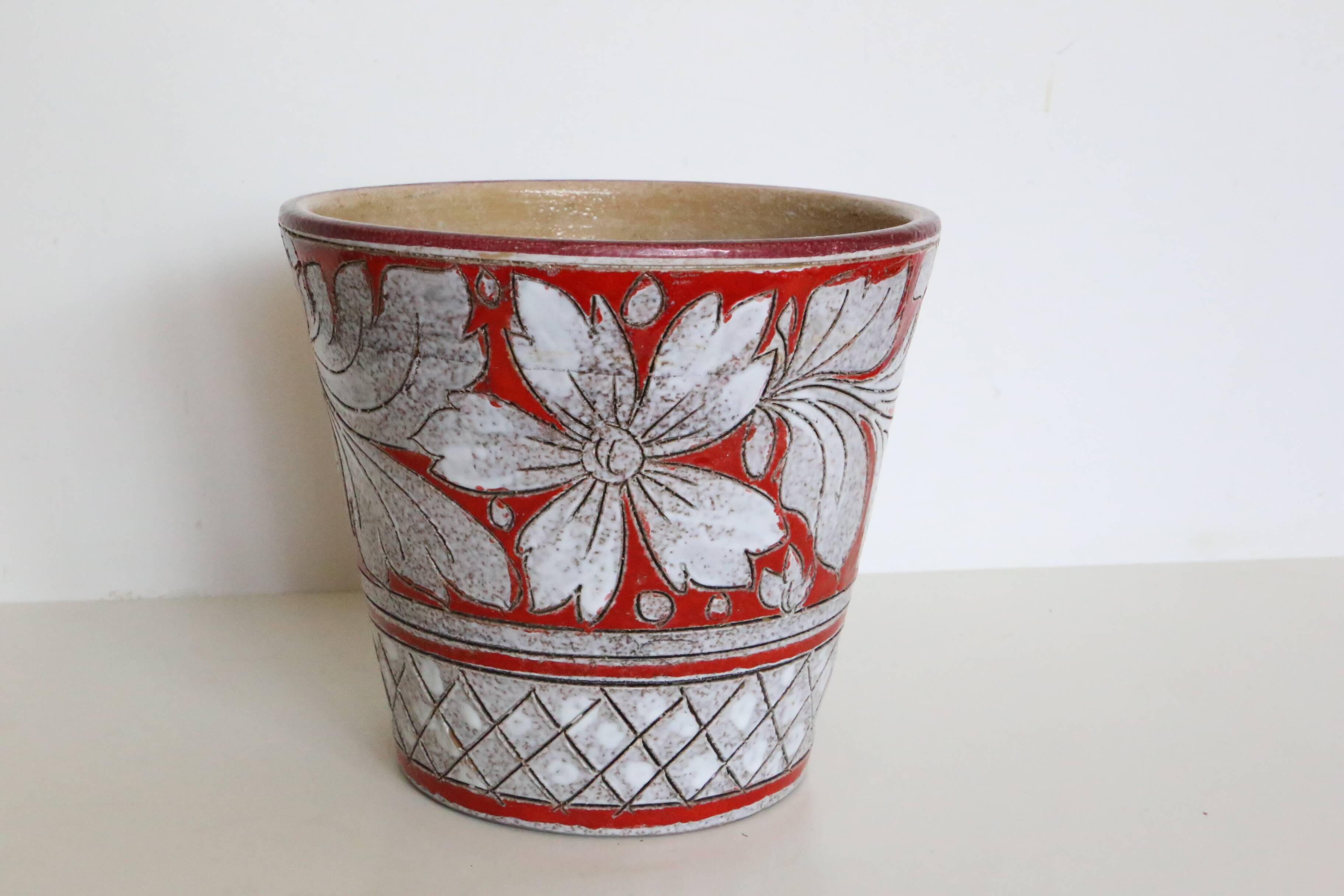 Italian ceramic planter by Fratelli Fanciullacci, circa 1950/60 /