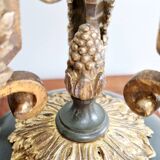 19th century Empire style gilded bronze cassolette lamp